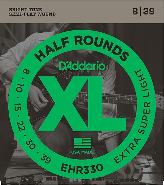Детальная картинка товара D'Addario EHR330 Half Round в магазине Музыкальный Мир