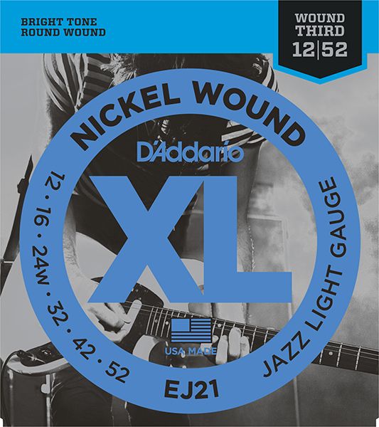 Детальная картинка товара D'Addario EJ21 XL NICKEL WOUND в магазине Музыкальный Мир