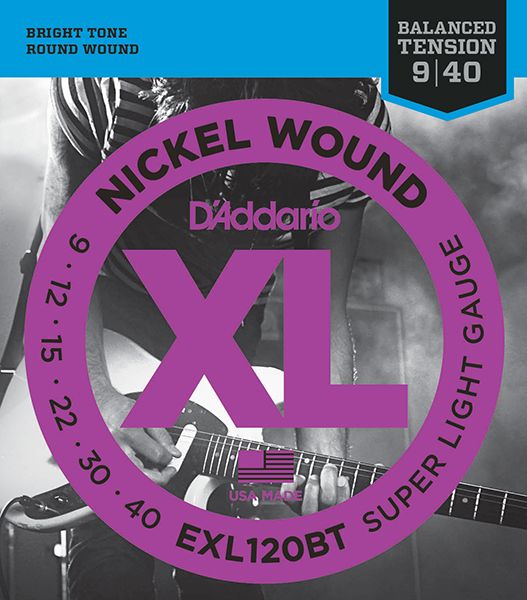 Детальная картинка товара D'Addario EXL120 BT XL NICKEL WOUND в магазине Музыкальный Мир
