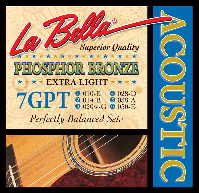 Детальная картинка товара La Bella 7GPT Extra Light в магазине Музыкальный Мир