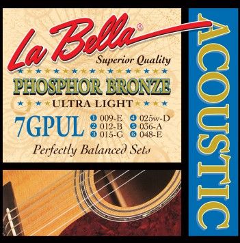 Детальная картинка товара La Bella 7GPUL Phosphor Bronze в магазине Музыкальный Мир