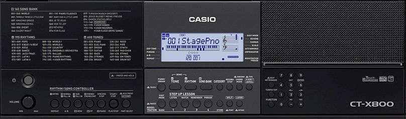 Детальная картинка товара CASIO CT-X800 в магазине Музыкальный Мир