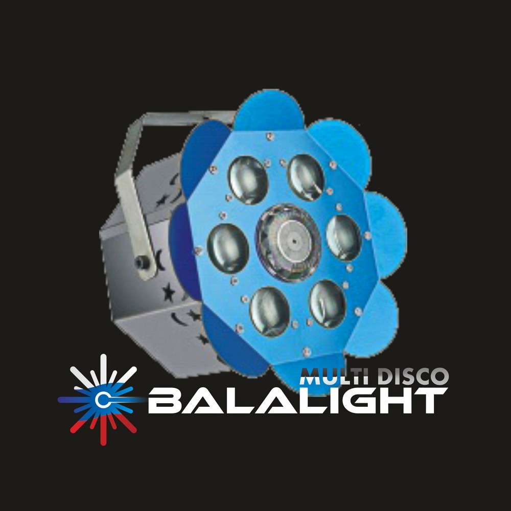Детальная картинка товара BALALIGHT LED+LASER BIG FLOWER blue в магазине Музыкальная Тема