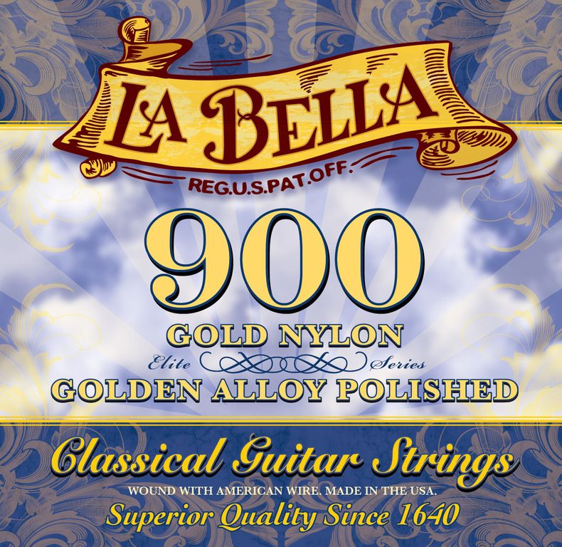 Детальная картинка товара La Bella 900 Golden Nylon в магазине Музыкальный Мир