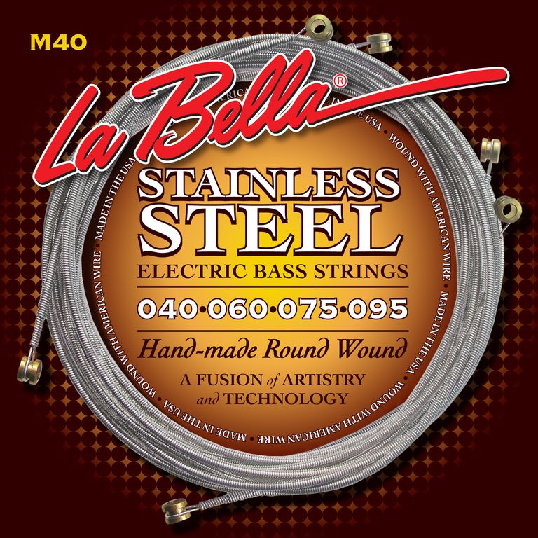 Детальная картинка товара La Bella M40 Hard Rockin' Steel в магазине Музыкальный Мир