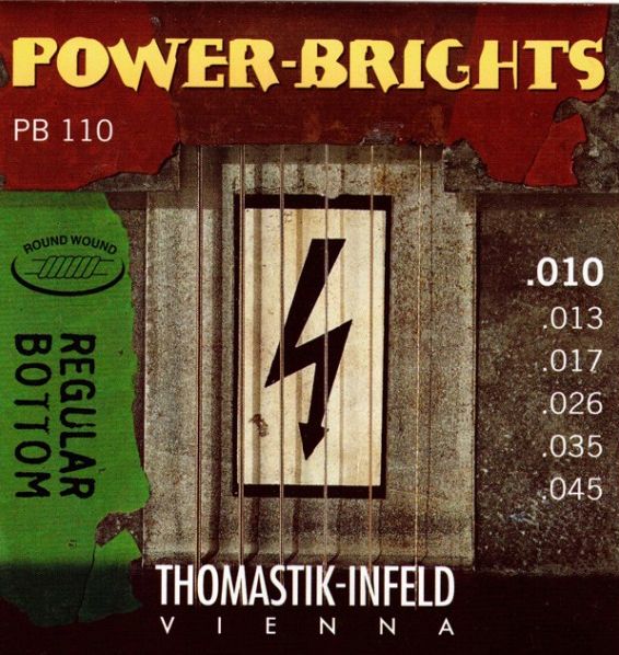 Детальная картинка товара Thomastik PB110 Power-Brights Regular Bottom в магазине Музыкальный Мир