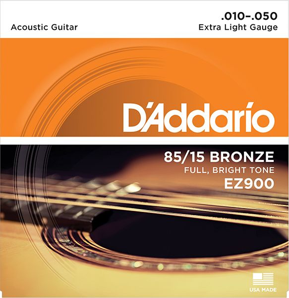 Детальная картинка товара D'Addario EZ900 AMERICAN BRONZE 85/15 в магазине Музыкальный Мир